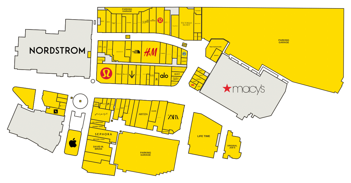 Broadway Plaza Directory Map