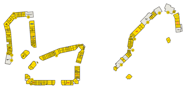 Camarillo Premium Outlets Directory Map