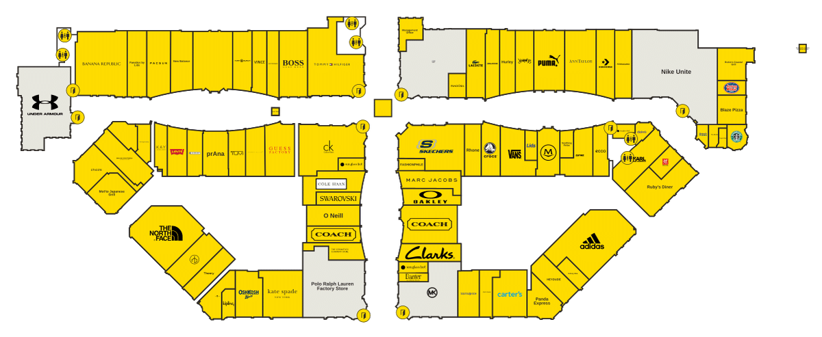 Carlsbad Premium Outlets Directory Map