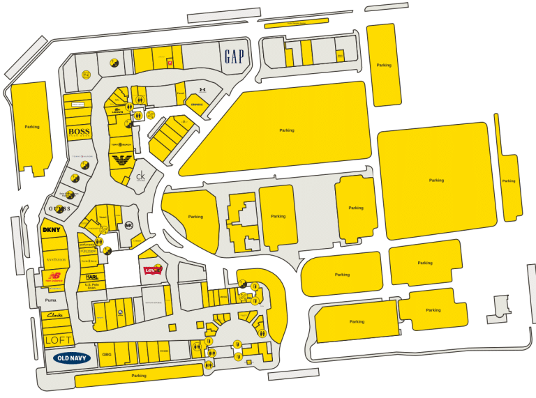 Citadel Outlets Directory Map