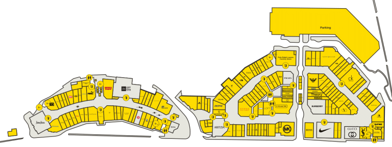 Desert Hills Premium Outlets Directory Map