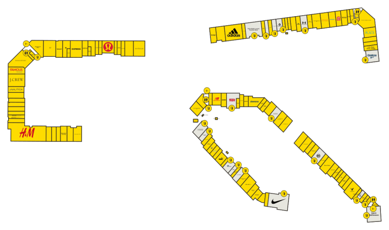 Gilroy Premium Outlets Directory Map