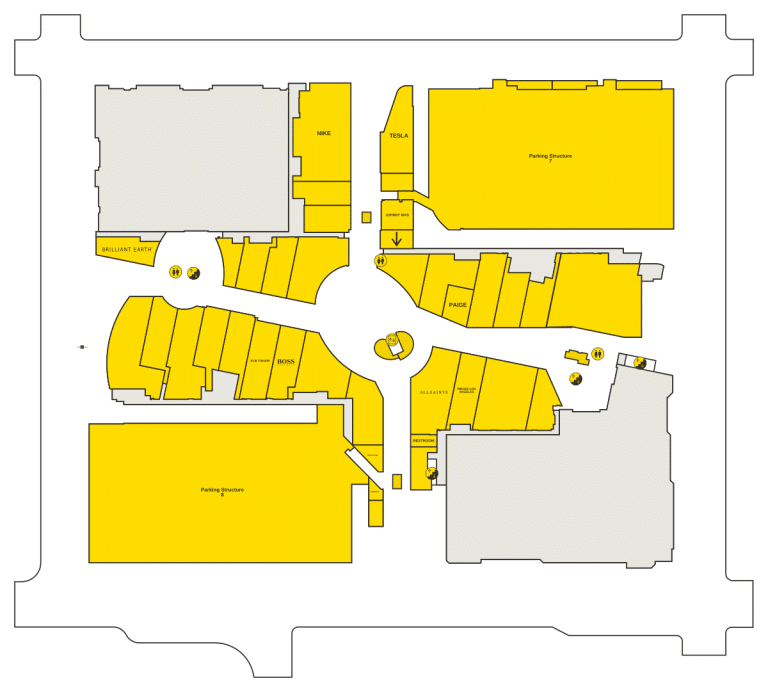Santa Monica Place Directory Map