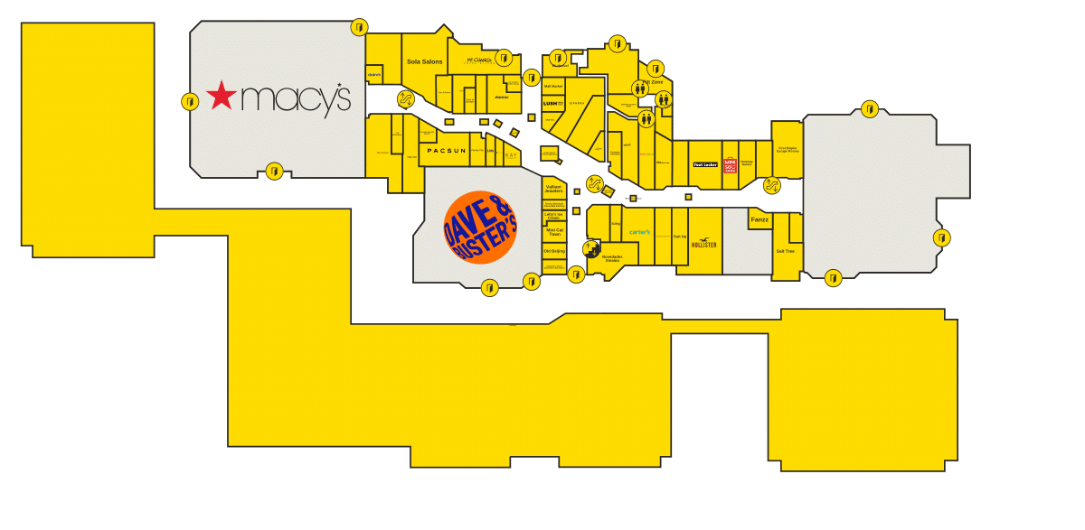 Santa Rosa Plaza Directory Map