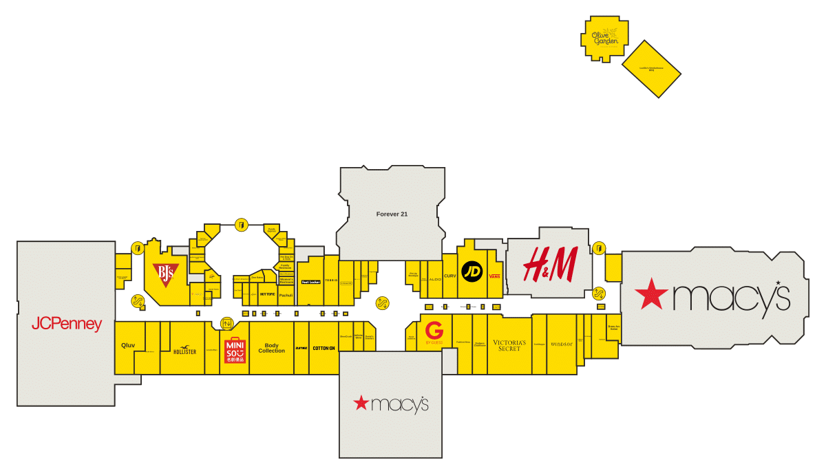 The Shops at Montebello Directory Map