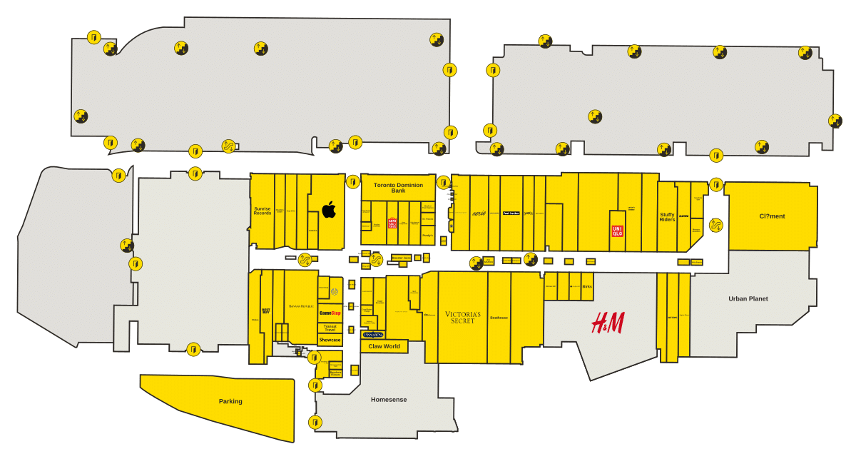 Bayshore Mall Directory Map