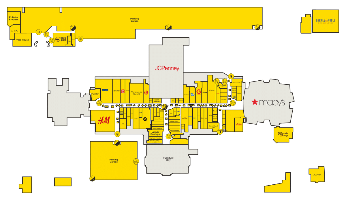 Galleria at Tyler Directory Map
