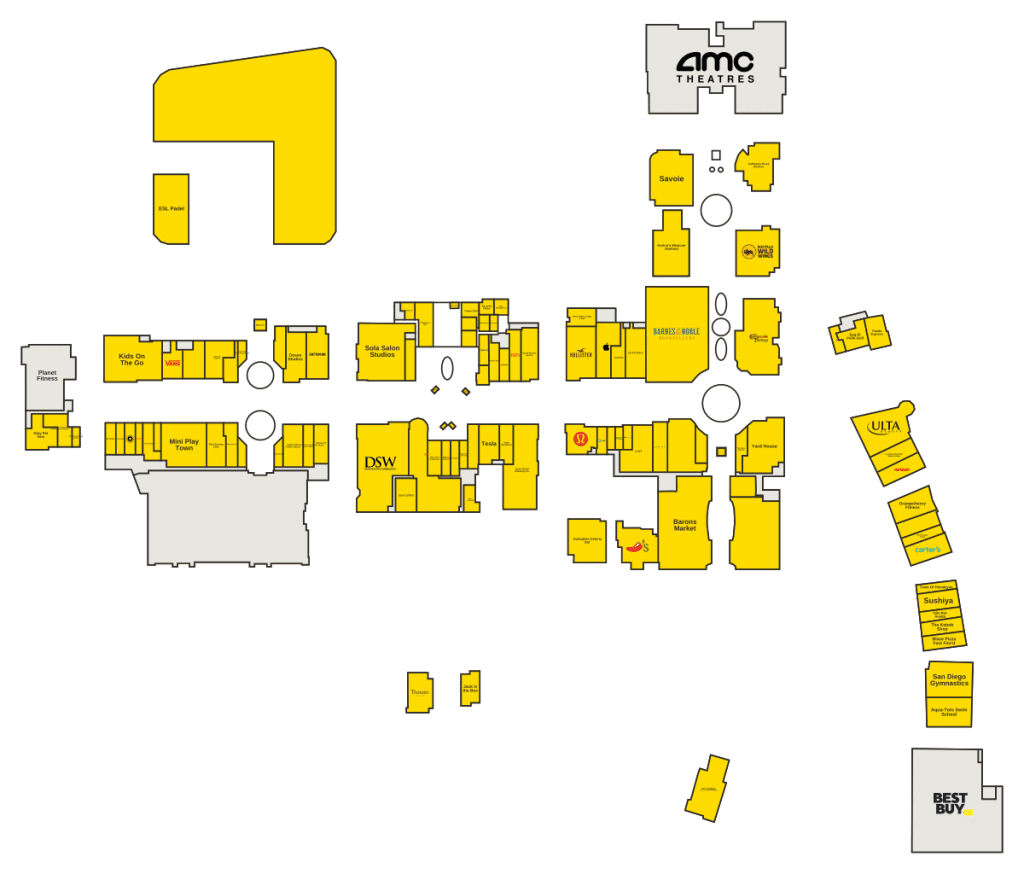 Otay Ranch Town Center Directory Map