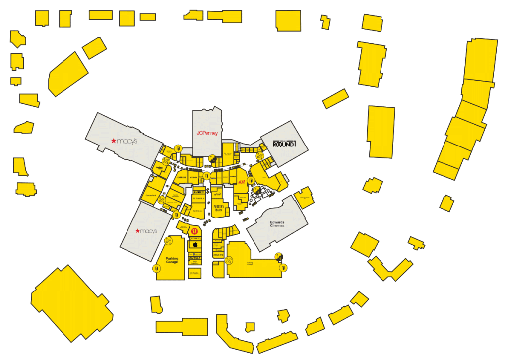 Promenade Temecula Directory Map