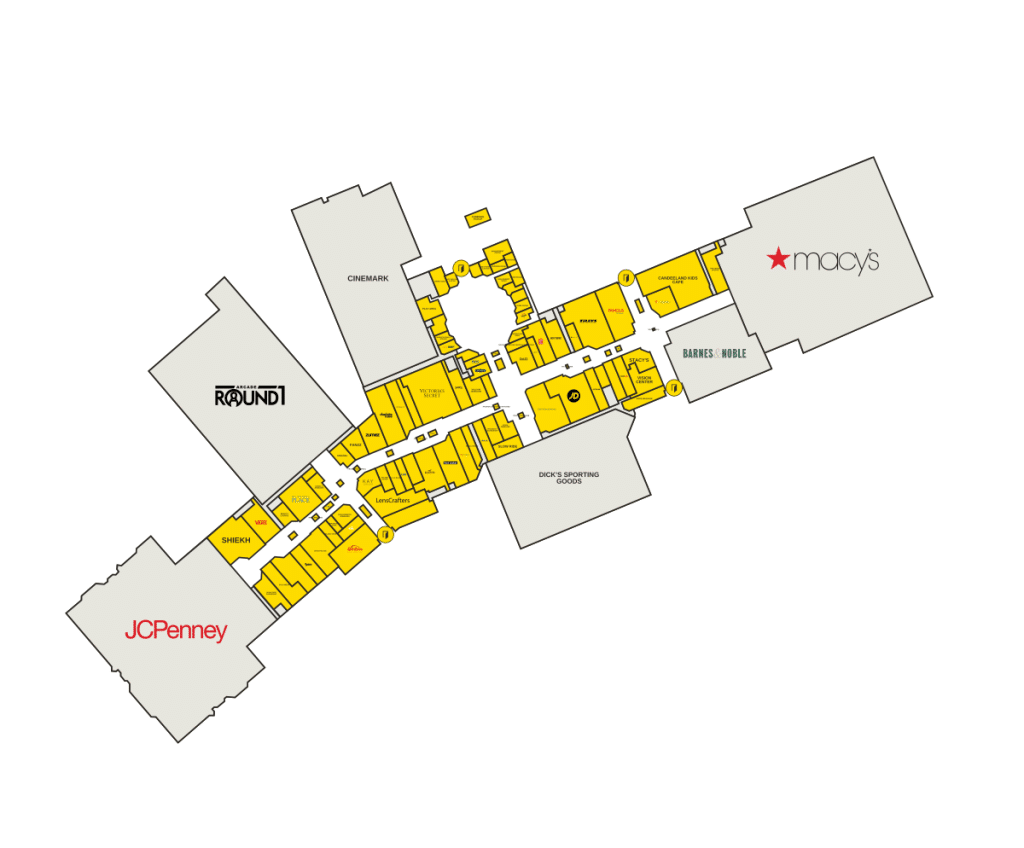 The Mall of Victor Valley Directory Map