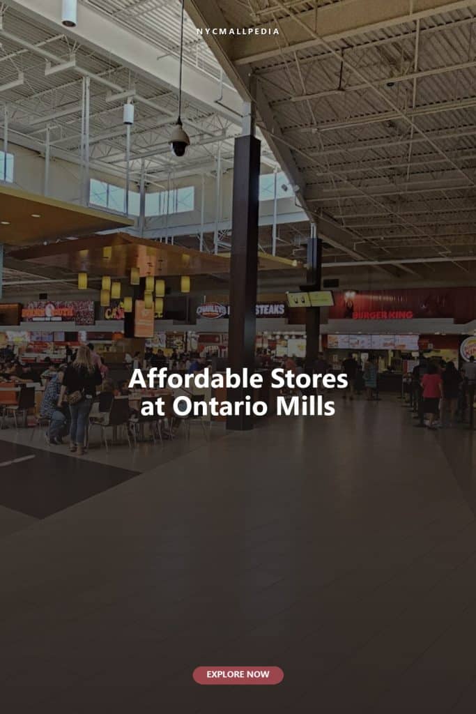 Affordable Stores at Ontario Mills