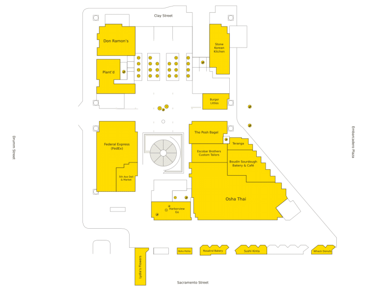 Embarcadero Center Directory Map