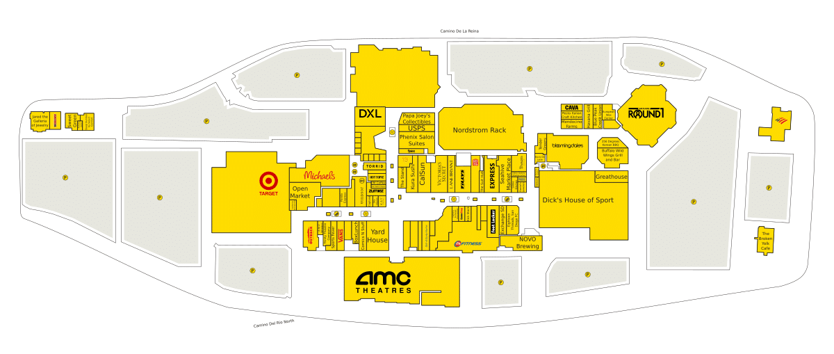 Mission Valley Directory Map
