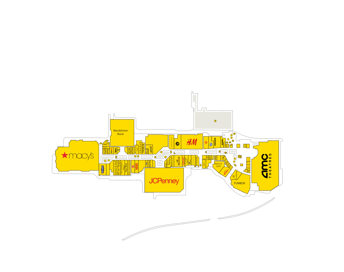 Plaza Bonita Directory Map