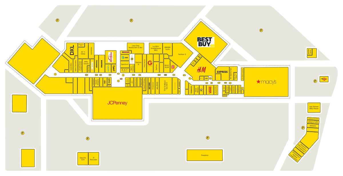 Plaza West Covina Directory Map