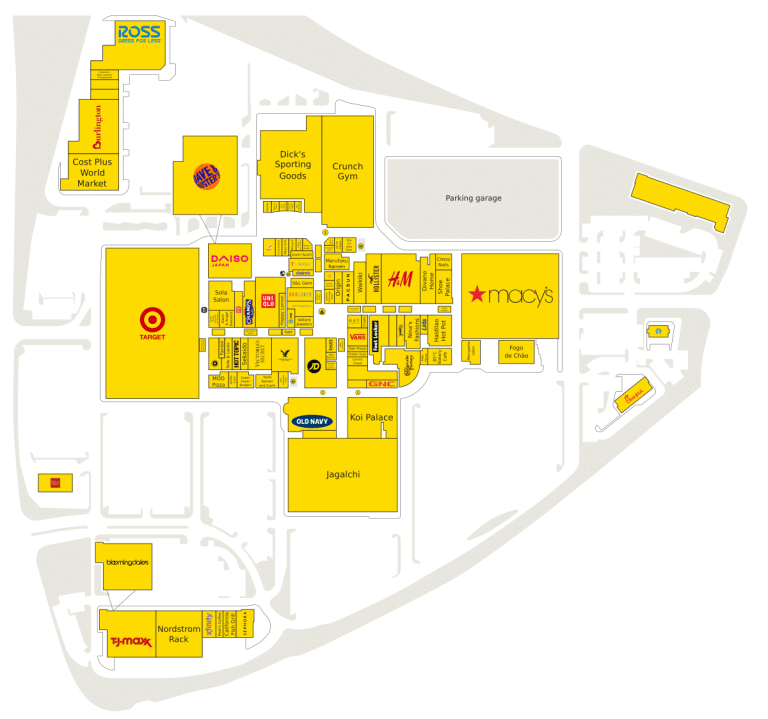 Serramonte Center Directory Map