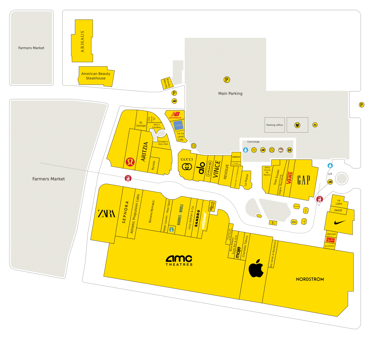 The Grove Directory Map