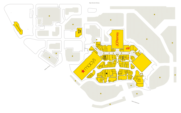 Valencia Town Center Directory Map