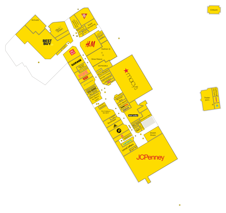Westfield Culver City Directory Map